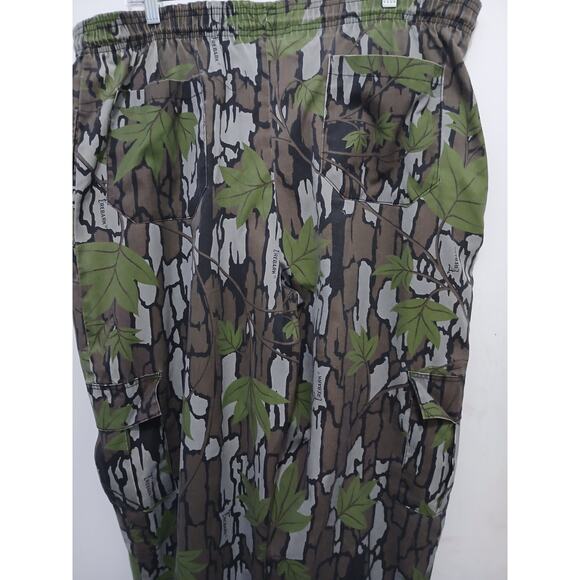 Kushi of Beverly Hills Treebark Camo Pants XL Hunting Forest Leaves Gorp Vintage - Picture 8 of 16